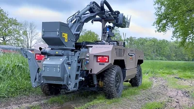 Машина Fardier MKII создана для дистанционных операций со взрывными устройствами - Auto24
