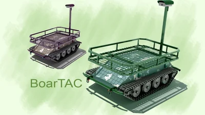Минобороны выписало допуск для фронтовой эксплуатации транспортеру BoarTAC - Auto24
