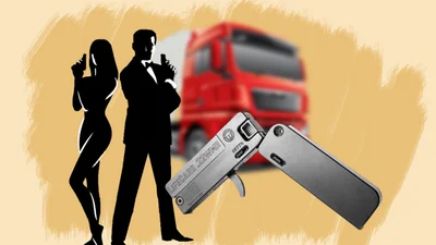 Водій вантажівки хотів бути схожим на Агента 007 - Auto24