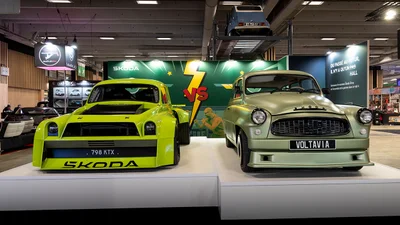 Як виглядають електромобілі на базі Škoda Octavia 1960-х років - Auto24