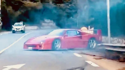 Розкішний Ferrari F40 чинного пілота Формули 1 розбили в ДТП - Auto24