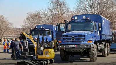 У Запоріжжя прийшла нова спецтехніки від німецьких партнерів - Auto24