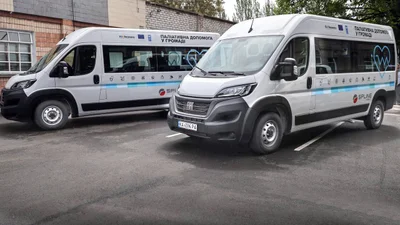 Автомобілі Fiat Ducato до Запоріжжя надійшли у спецверсії - Auto24