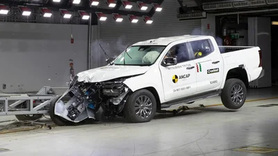 Mitsubishi L200 получил отличную оценку в австралийском краш-тесте - Auto24