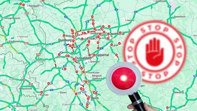 Движение транспорта в нескольких регионах было перекрыто согласно показаниям электронных карт - Auto24