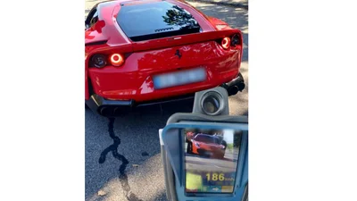 В Киеве Ferrari ехала со скоростью 186 километров в час - Auto24