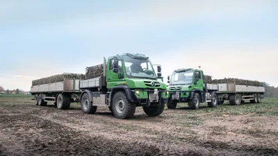 Mercedes-Benz Unimog будет дебютировать еще в трех версиях для агропроизводства - Auto24