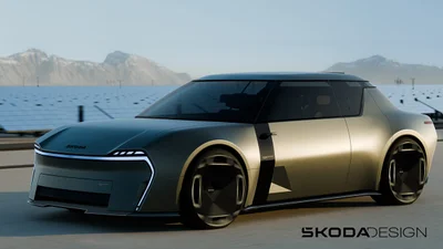 Škoda переосмыслила легендарную 1000 MBX - электрическое купе в стиле Modern Solid - Auto24
