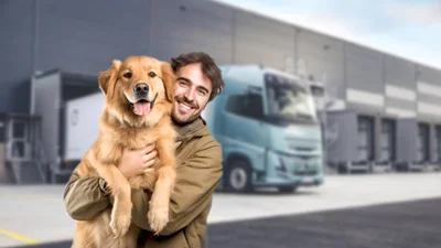 Далекобійникам з собакою у рейсі Volvo створить спеціальну кабіну - Auto24