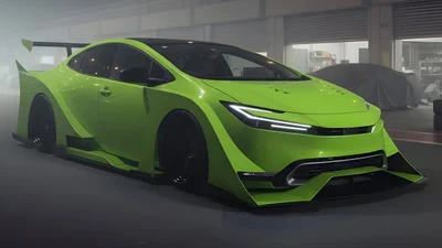 Toyota Prius в стиле аниме: японцы превратили гибрид в экстремальный шоу-кар