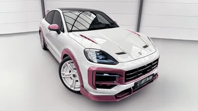 Porsche Cayenne в розовом карбоне: Larte Design ко Дню Валентина