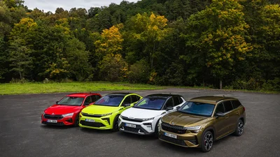Четыре модели Škoda RS: от электрического Enyaq до практичного Kodiaq