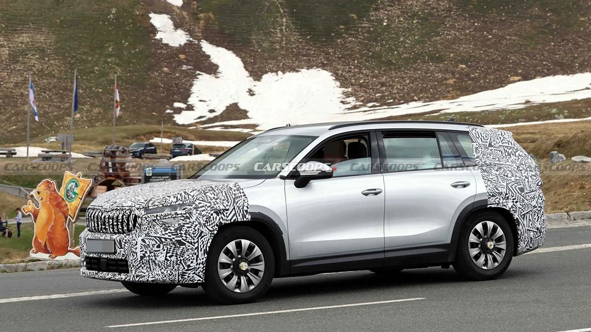 Оновлений кросовер Škoda Kodiaq вперше помітили на тестах в Альпах