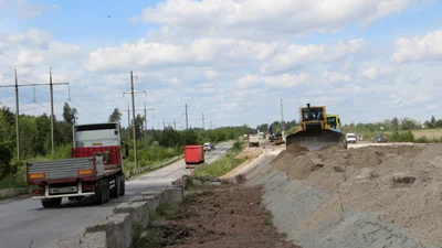 Біла Житомире через шість років відновлили будівництво Північно об'їзної