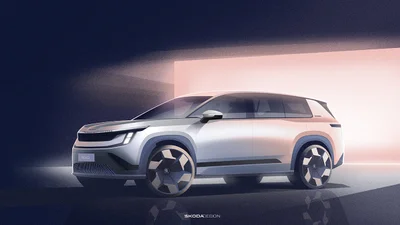 Новий флагман Škoda Peaq: бренд показав перші ескізи семимісного електро-SUV