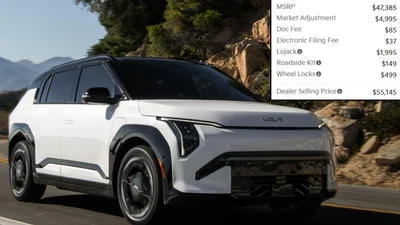 Kia EV3 за $29 890 перетворили на авто за $55 тисяч: дилерські націнки зламали ідею доступного електрокара