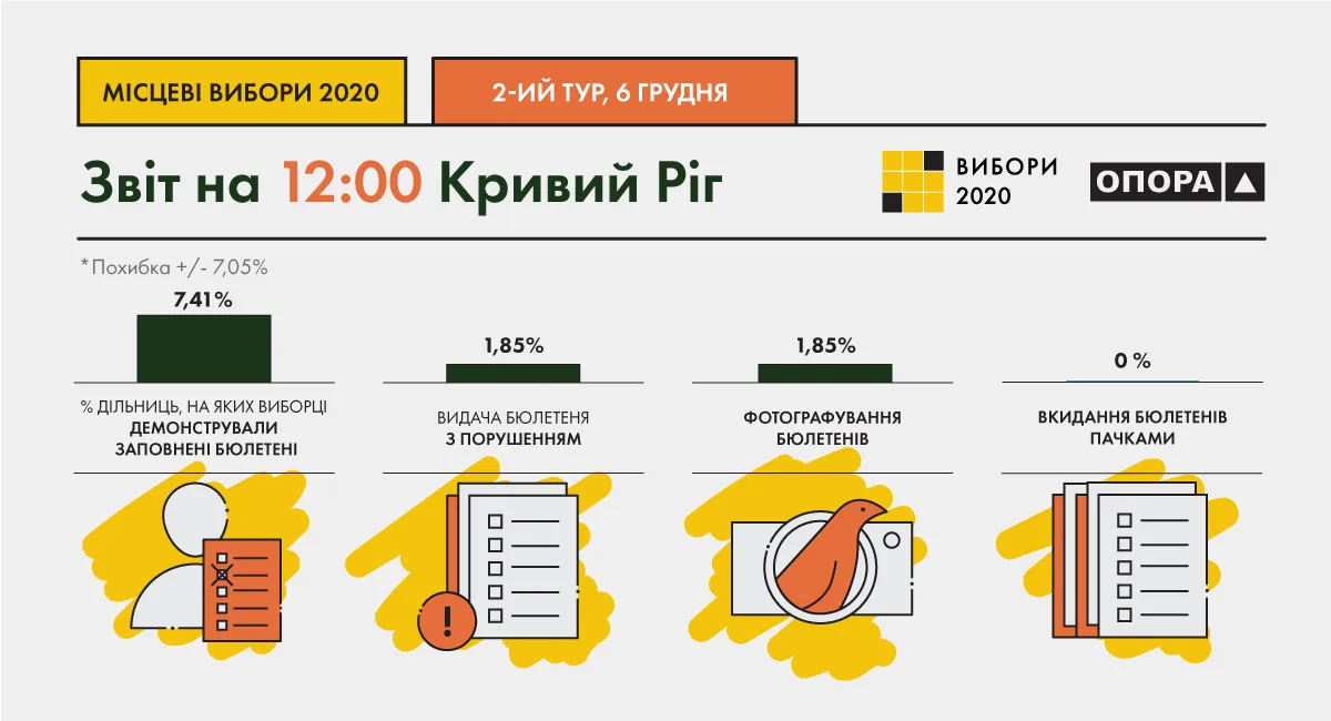 Порушення на виборах у Кривому Розі 