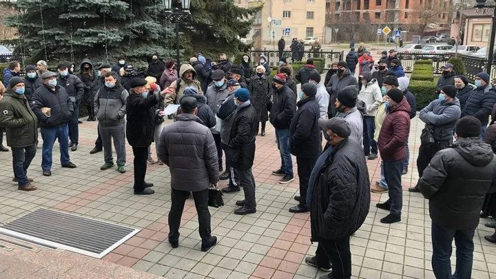 Мітинг в Івано-Франківську