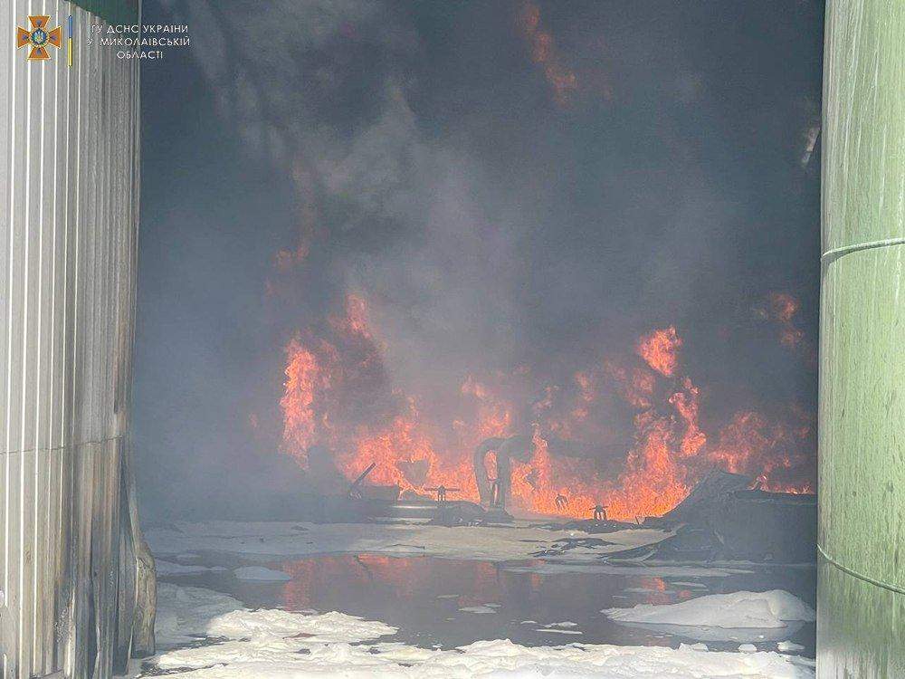 Пожежа в Миколаєві
