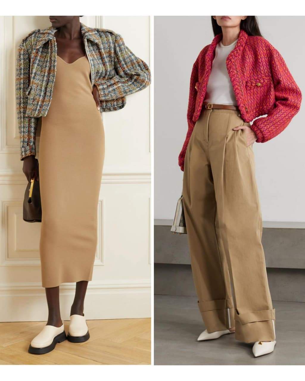 Стильні образи з твідовим жакетом 