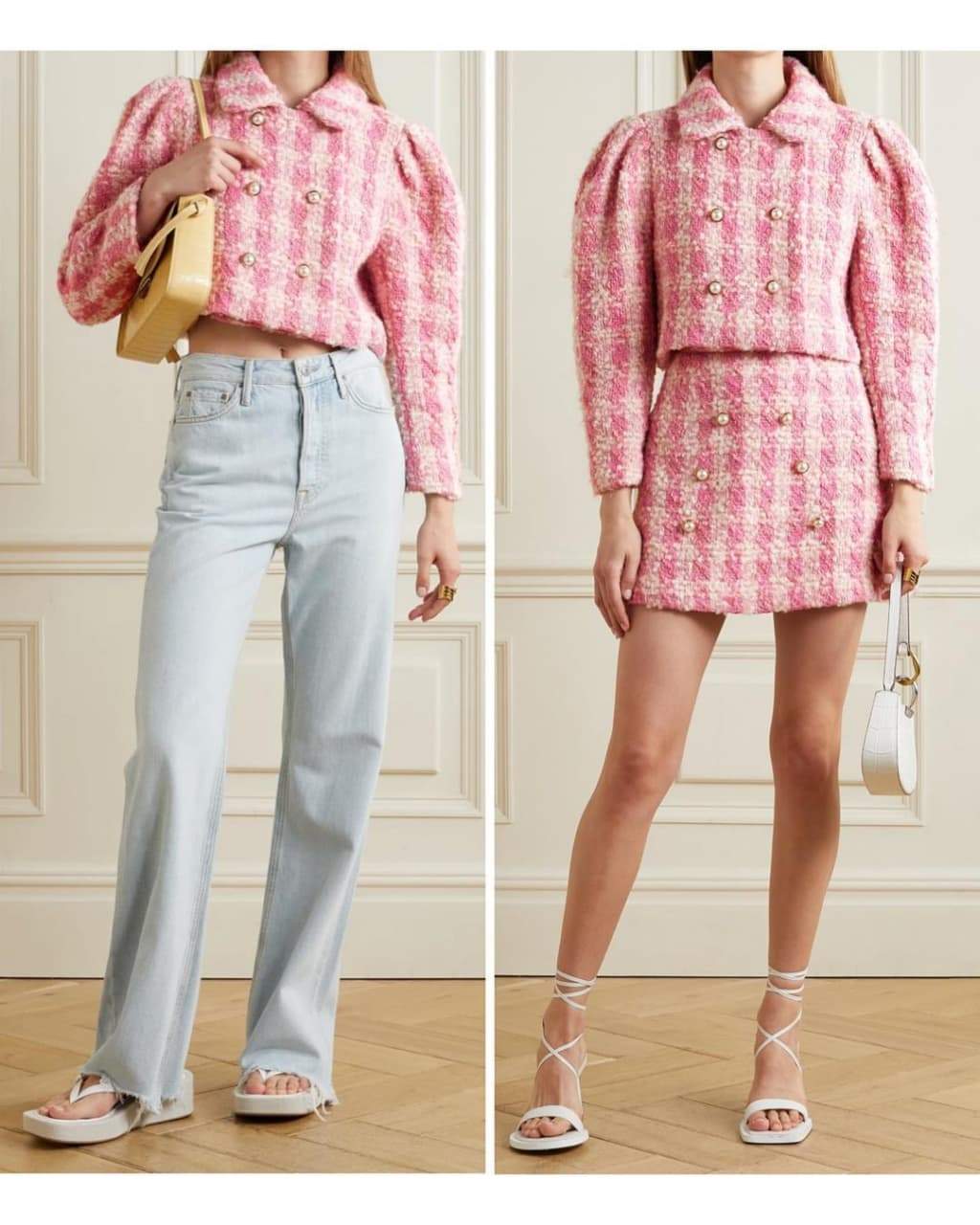 Стильні образи з твідовим жакетом 