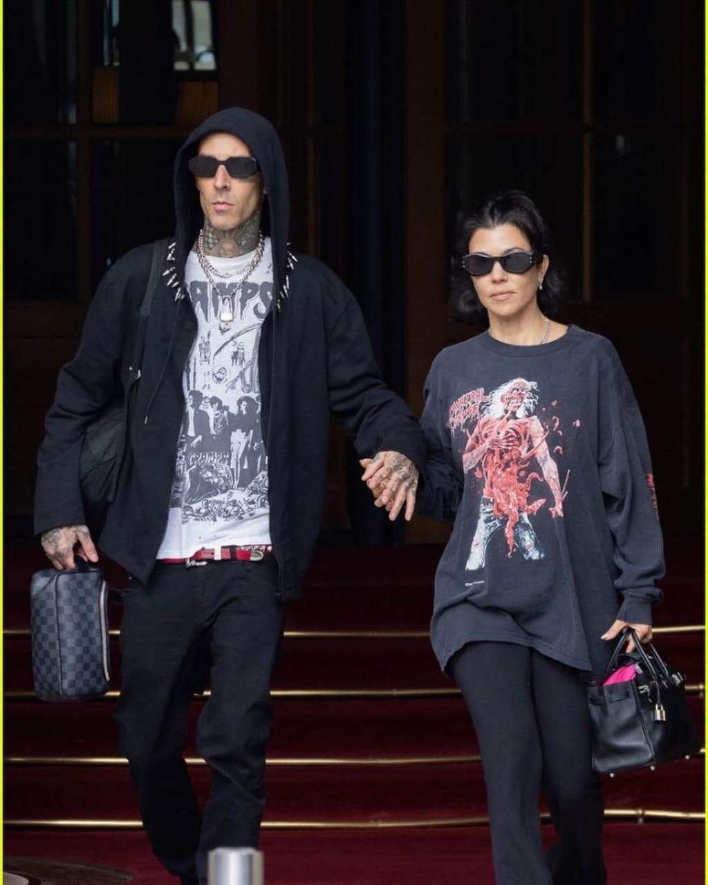 Спільні виходи Кортні Кардашян і Тревіса Баркера / Фото з інстаграму @kravis_love