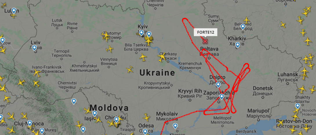 Безпілотник США пролетів над Україною 24 січня