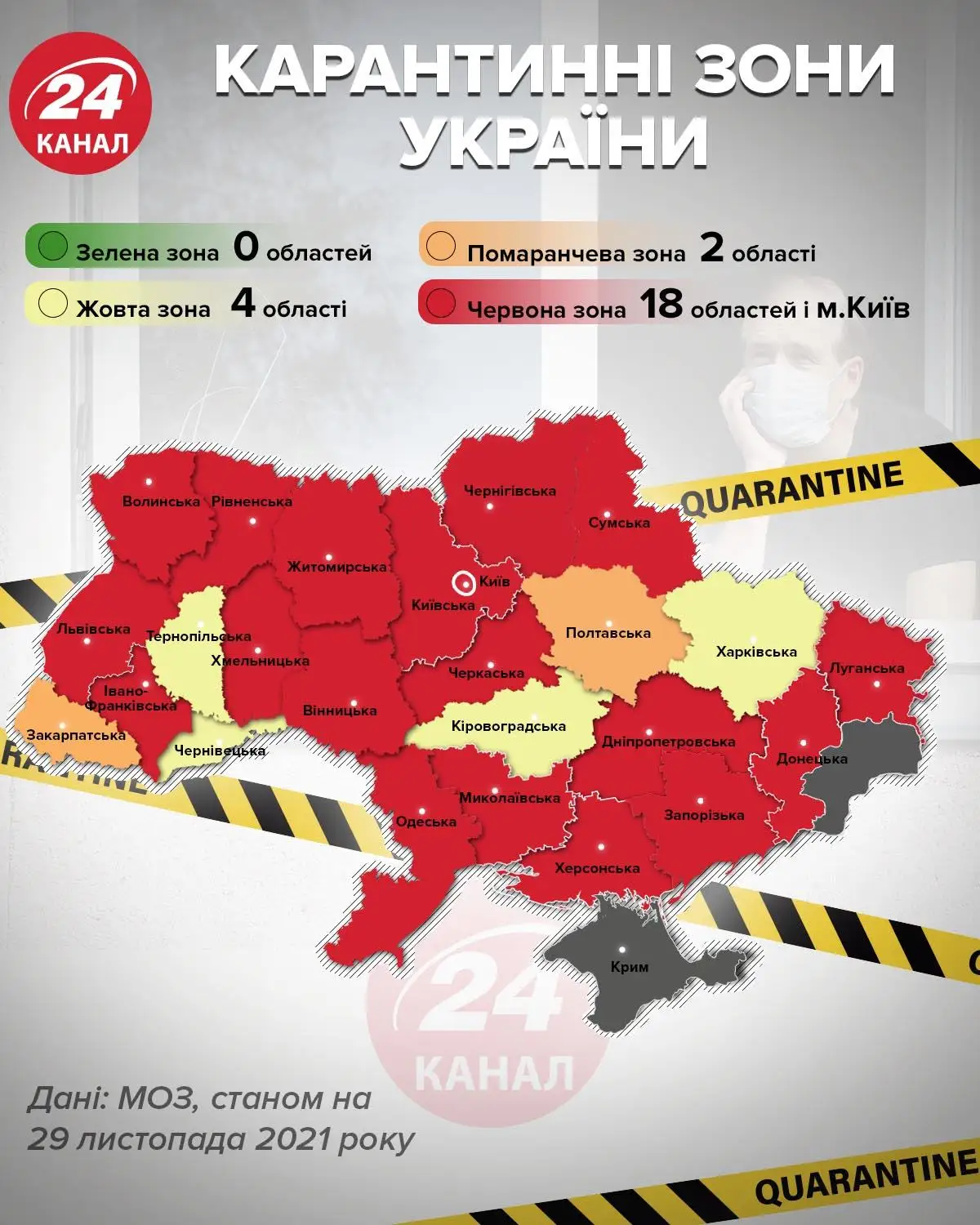 Карантинні зони України Карантинні зони України