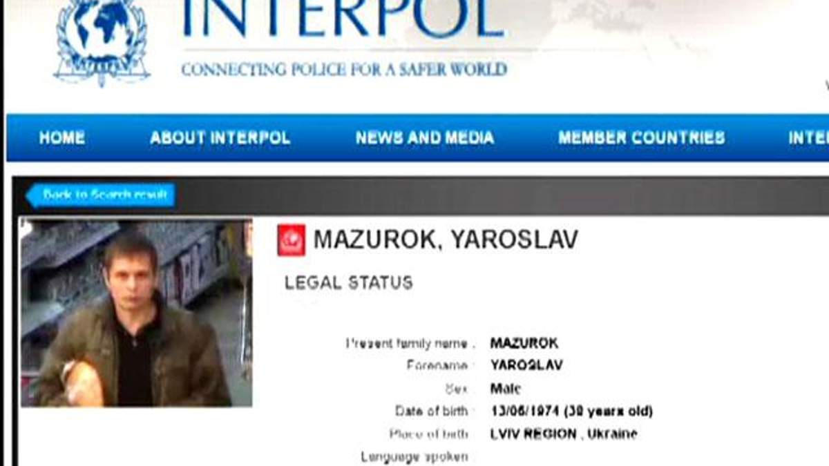 Інтерпол оголосив Ярослава Мазурка в розшук
