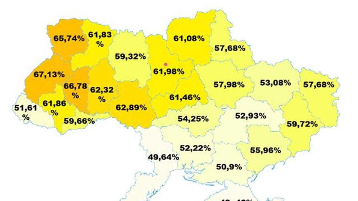 Явка на виборах до парламенту України склала 57,99% (Фото)