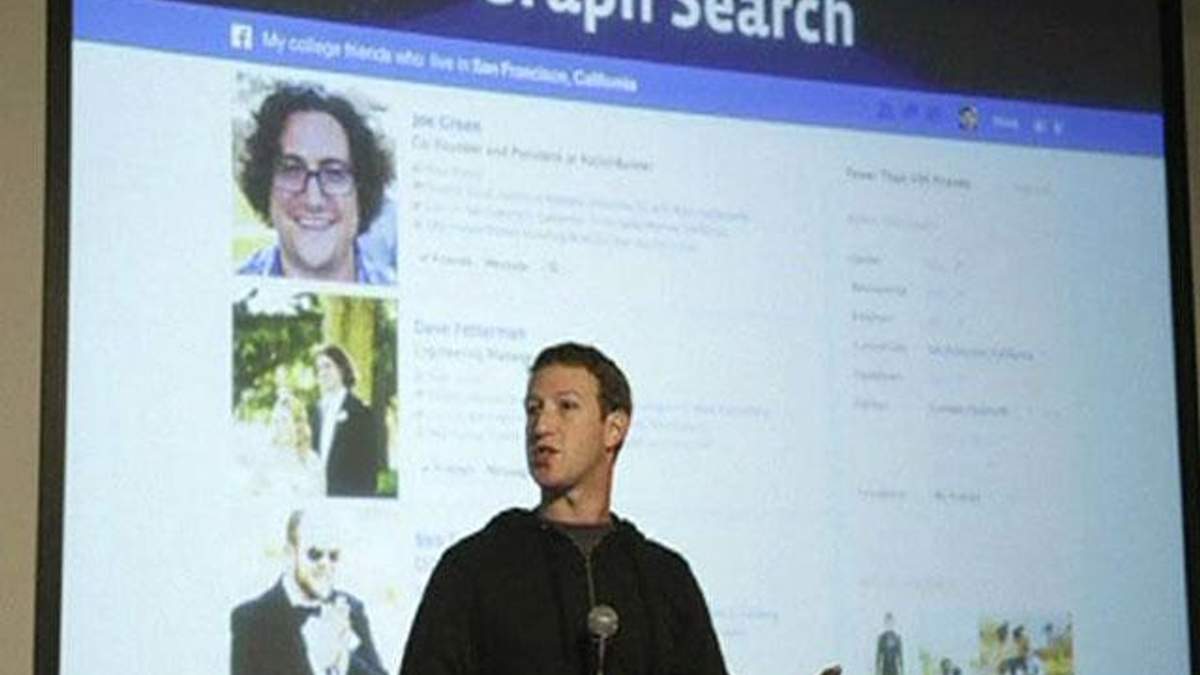 Facebook запускає внутрішній пошуковий сервіс Graph Search