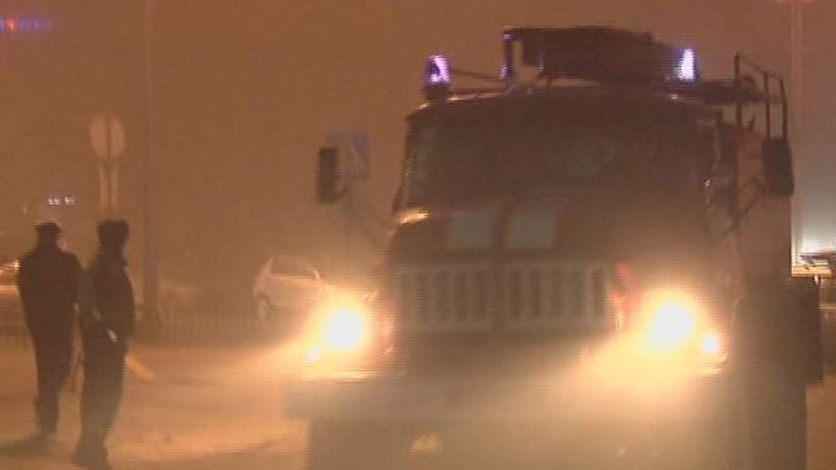 Пожарные катастрофы самолета под Донецком говорят, что в тот день был ужасный туман