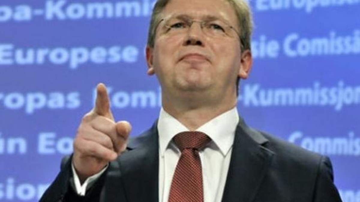 Еврокомиссар Фюле обрадовался заявлени. Верховной Рады относительно евроинтеграции