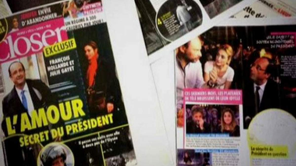 Олланд погрожує судитися з журналом, що розповів про його роман