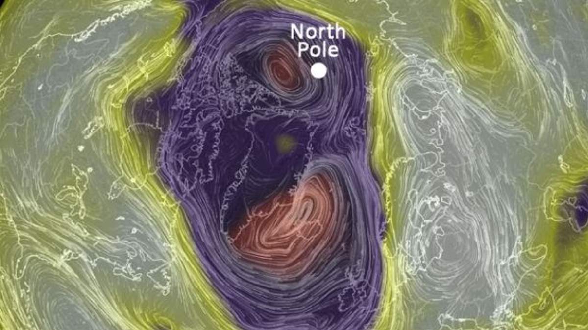Аномальне потепління: на Північному полюсі — плюсова температура