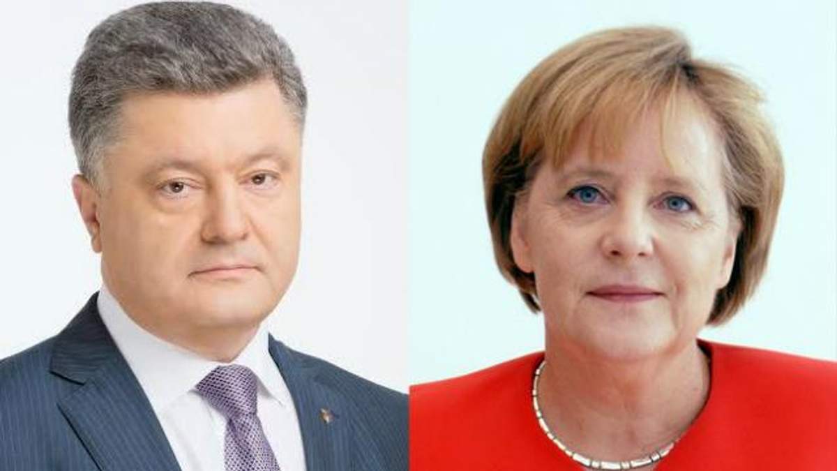 Порошенко поговорив з Меркель: домовились про "нормандську" зустріч Порошенко поговорив з Меркель: домовились про "нормандську" зустріч