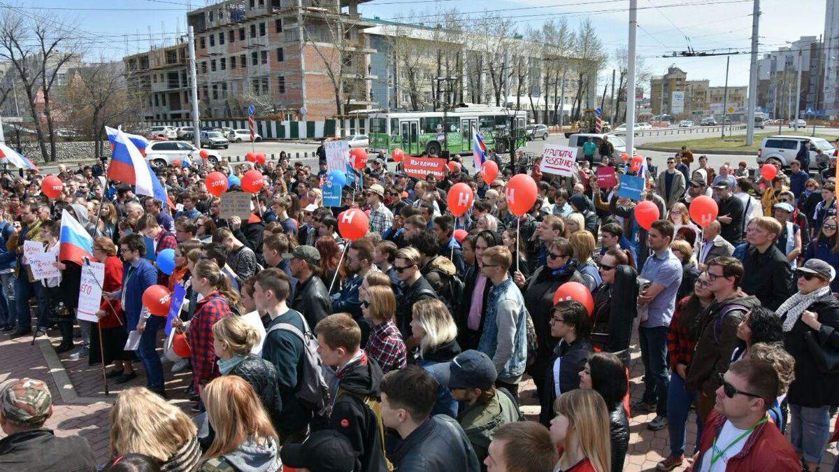 "Он нам не царь": в России продолжаются акции протеста перед инаугурацией Путина