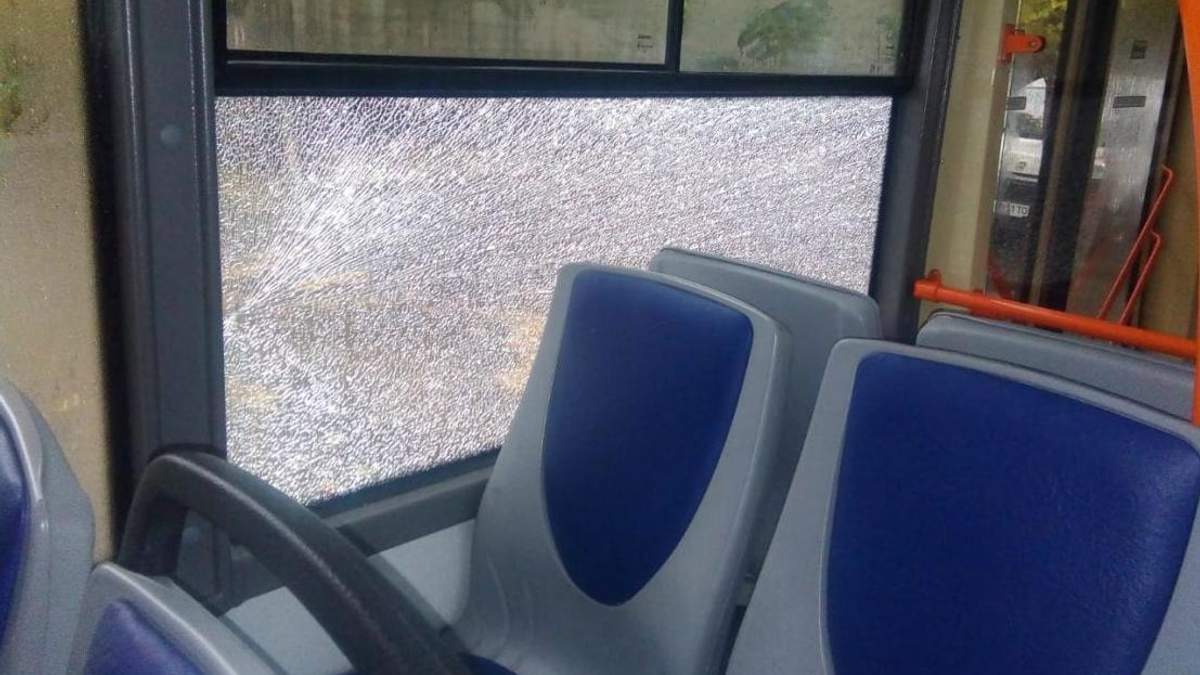 У Дніпрі невідомі з пневматики обстріляли тролейбуси: фото