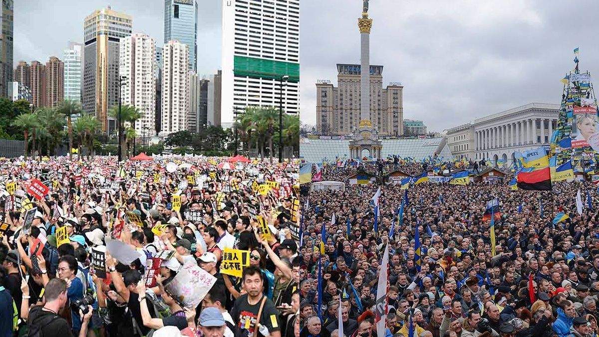Почему протесты в Гонконге сравнивают с украинским Майданом