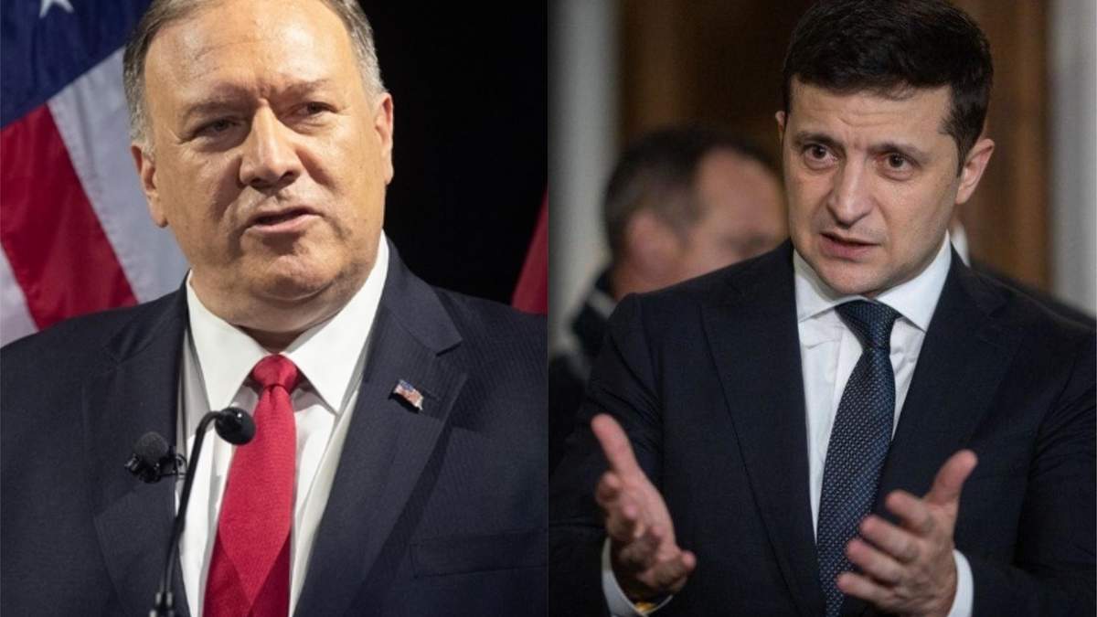 Помпео обговорив з Зеленським свій візит до України