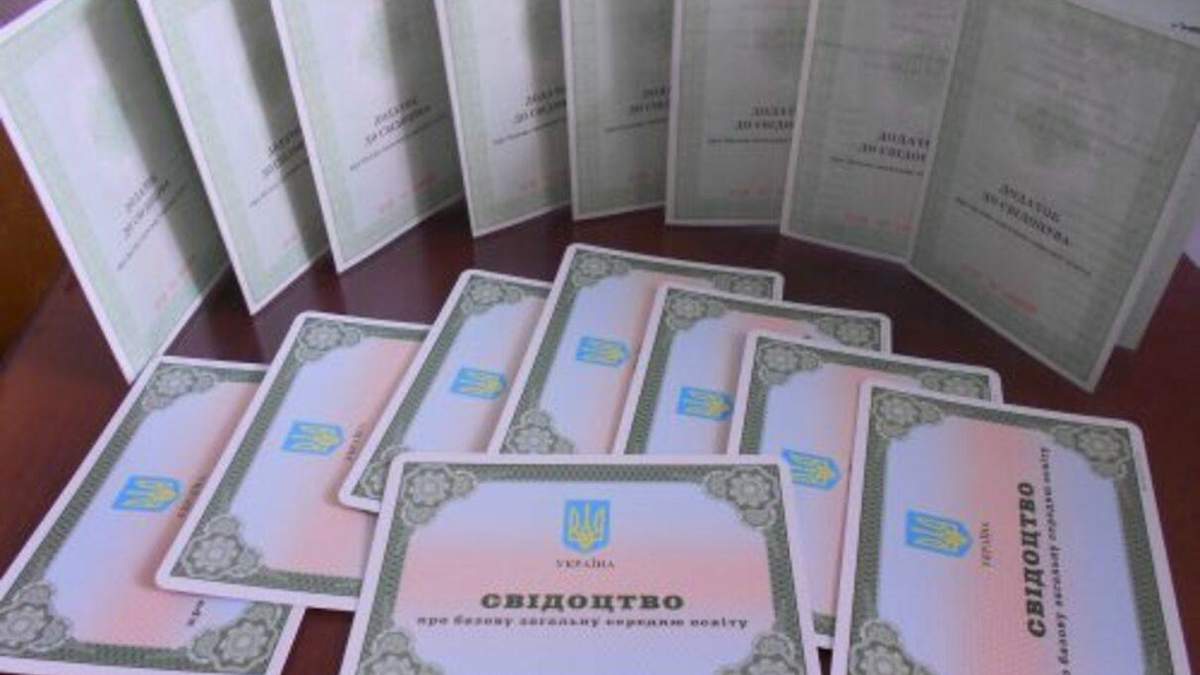 Свідоцтва про базову середню освіту видадуть до 15 червня