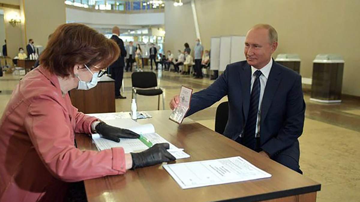 Путін проголосував за обнулення свого президентства Путін проголосував за обнулення свого президентства