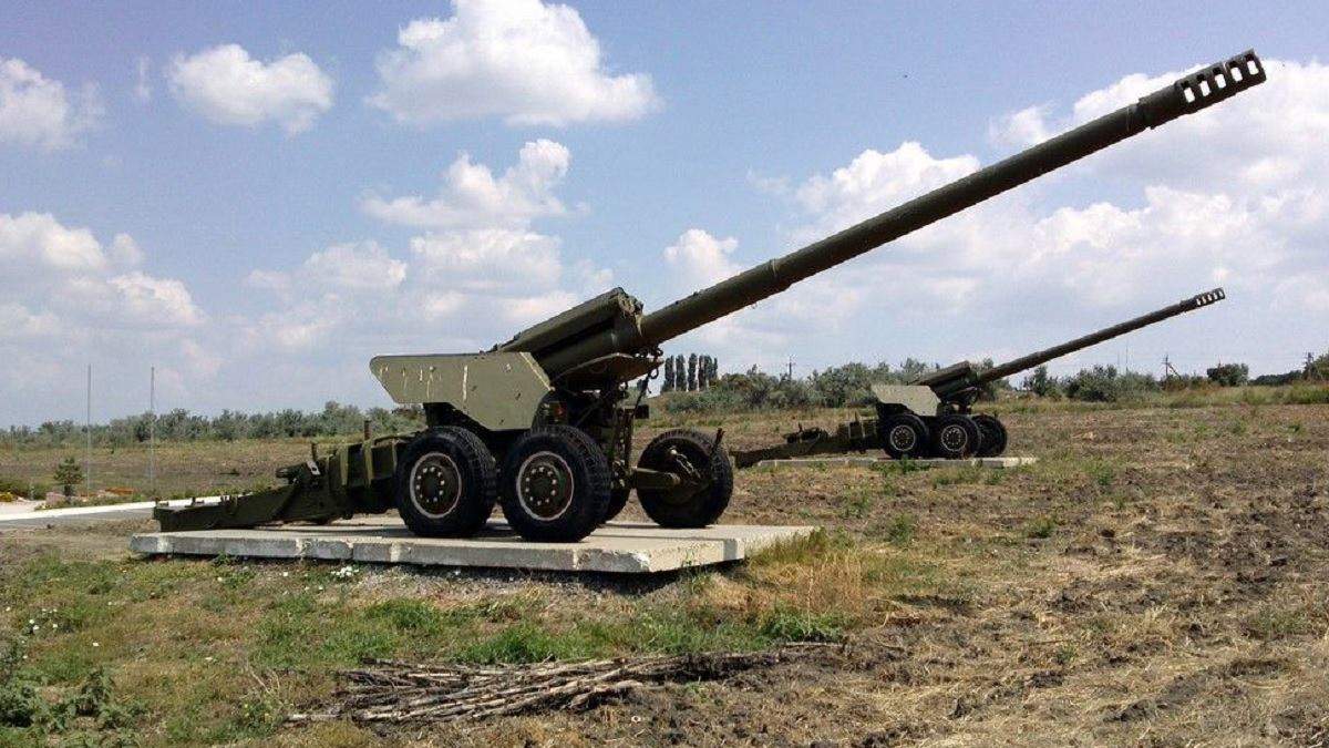 Безпілотник ОБСЄ зафіксував озброєння, яке бойовики розміщують з порушеннями Безпілотник ОБСЄ зафіксував озброєння, яке бойовики розміщують з порушеннями