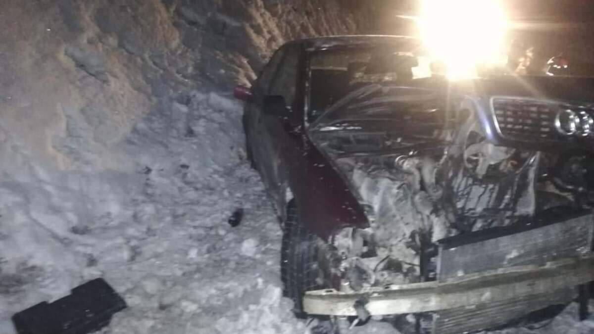 На Львівщині авто вилетіло в кювет з засніженої траси: 23-річний водій загинув – фото 