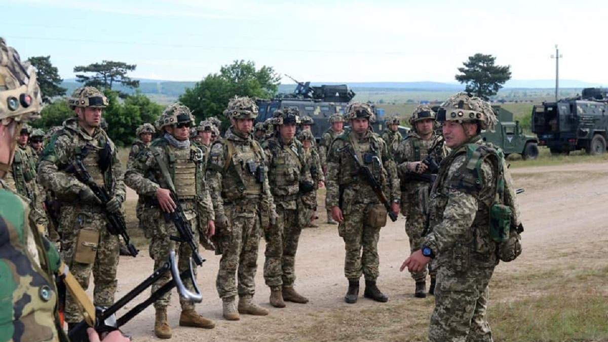 Украинские десантники принимают участие в учениях в Венгрии