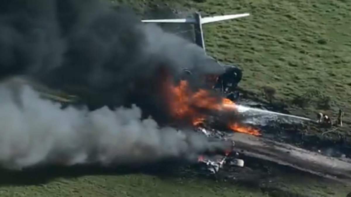 В Техасе разбился самолет: пассажиры и экипаж чудом выжили