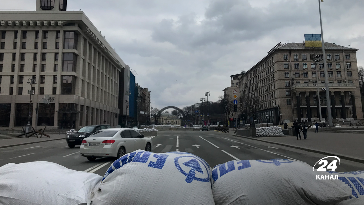 как выглядит Киев в условиях войны