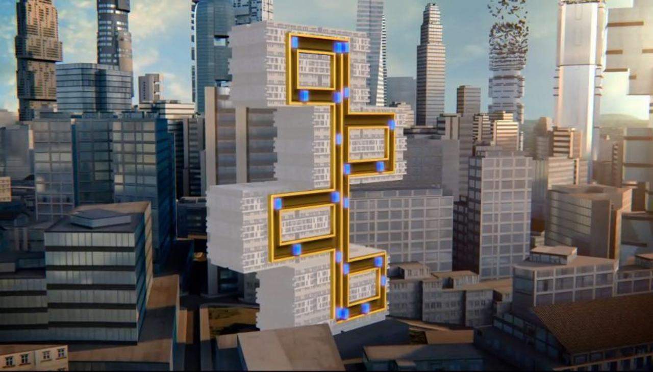 Так може виглядати схема руху ліфта в одній з майбутніх будівель