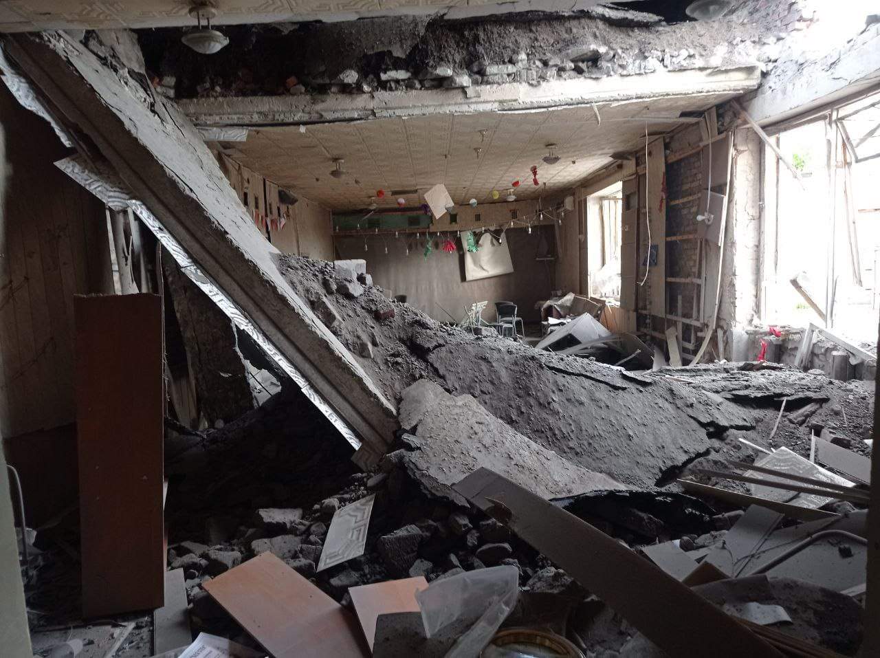 Разрушения Донбасса