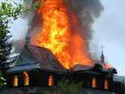На Львівщині блискавка спалила старовинну церкву